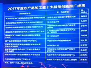 2017年全國農(nóng)產(chǎn)品加工科技創(chuàng)新推廣活動 技術(shù)推廣的實踐與成果